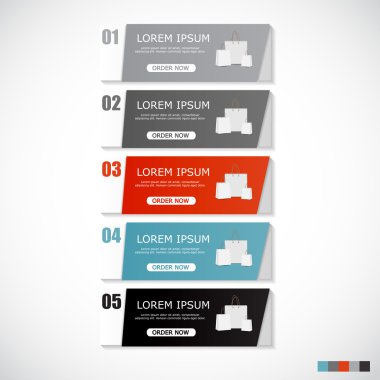 Infographic şablonları iş için