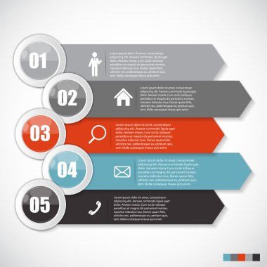 Infographic şablonları iş için