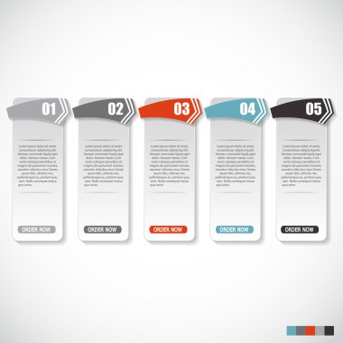 Infographic şablonları iş için