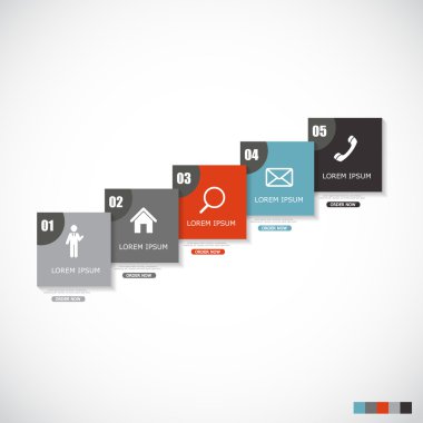 Infographic şablonları iş için