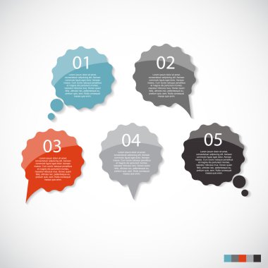 Infographic şablonları iş için