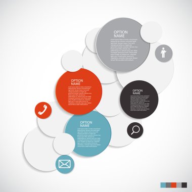 Infographic şablonları iş için