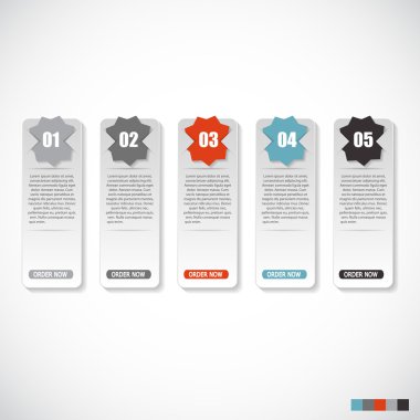 Infographic şablonları iş için