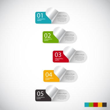 Infographic tasarım öğeleri iş için Illustratio vektör