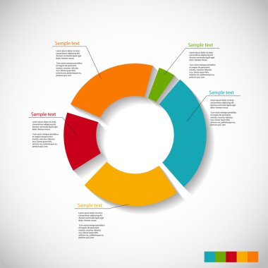İş vektörü illüstrasyonu için bilgi şablonları. eps10