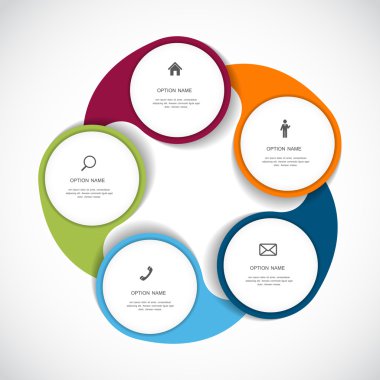 Infographic şablonları iş için