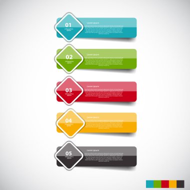 Infographic şablonları iş için