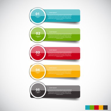 Infographic şablonları iş için