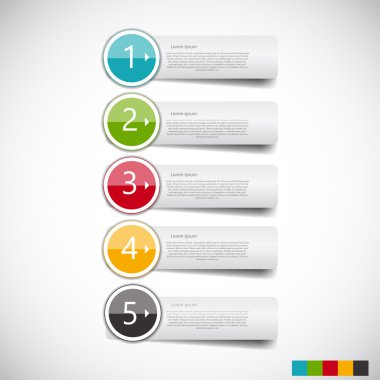 Infographic şablonları iş için