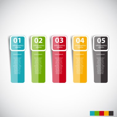 Infographic şablonları iş için