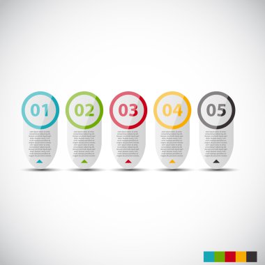 Infographic şablonları iş için