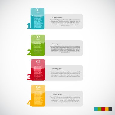 Infographic şablonları iş için