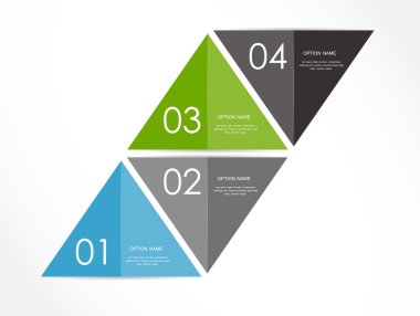 İş Vektörü İllüstrasyonu için Infographic Şablonları.