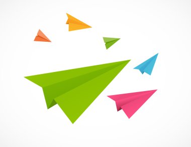 Uçak Backgrund vektör çizim