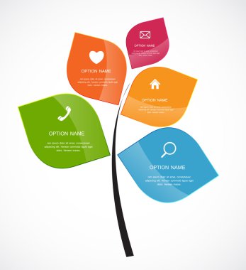 Infographic şablon iş vektör çizim için