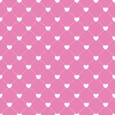 Sevgililer günü kesintisiz kupa desen vektör çizim