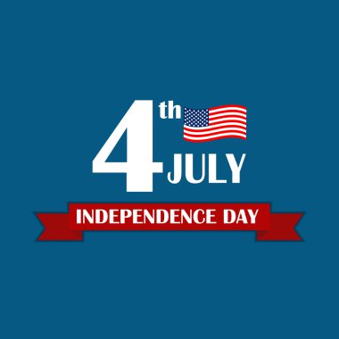 Bağımsızlık günü poster vektör çizim