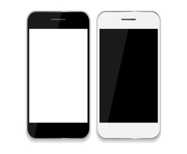 soyut tasarım cep telefonları. vektör çizim