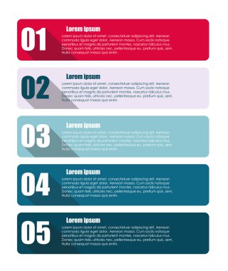 İş vektörü illüstrasyonu için bilgi şablonları. eps10