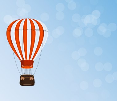 Hava Balon arka plan vektör çizim