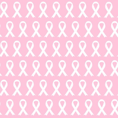 Meme Kanseri Bilinçlendirme pembe kurdele Dikişsiz desen arka plan 