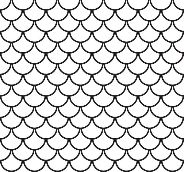 Векторная иллюстрация вектора масштаба плавных рыб
