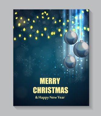 soyut güzellik Noel ve yeni yıl geçmiş. vektör illust