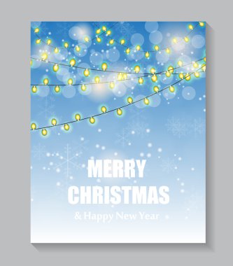soyut güzellik Noel ve yeni yıl geçmiş. vektör illust