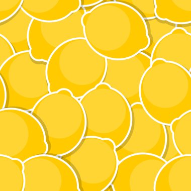 Limon vektör çizim kökenli seamless modeli