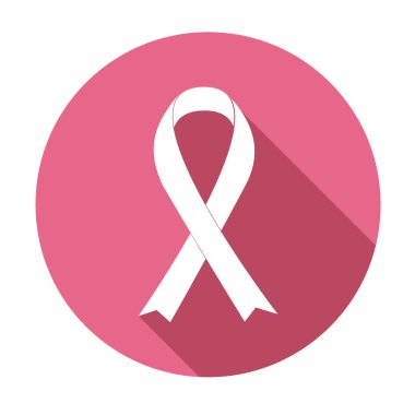 Göğüs kanseri farkındalığı pembe kurdele vektör illüstrasyonu