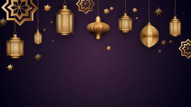 Kurban Bayramı 'nda fenerlerle karşılanıyor. Şenlik arka planı.