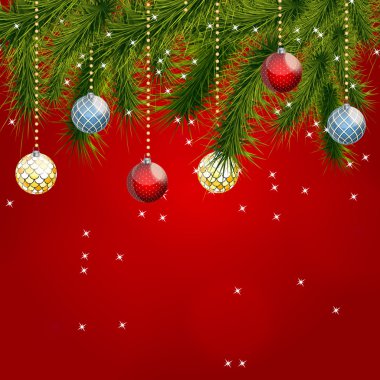 soyut güzellik Noel ve yeni yıl geçmiş. vektör illust