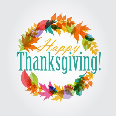 Mutlu Şükran günü arka plan parlak sonbahar doğal Reaply ile