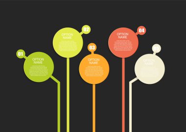 Infographic şablon iş vektör çizim için