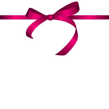 Ed hediye şerit. Vektör çizim