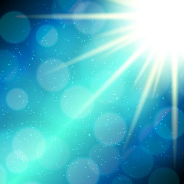 Soyut sihirli açık renkli vektör çizim