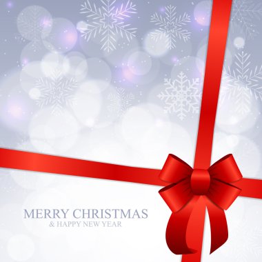 Soyut güzellik Noel ve yeni yıl arka plan ile kar, kar taneleri. Vektör çizim