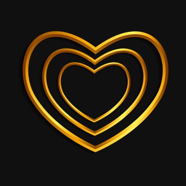 mutlu Sevgililer günü kartı. vektör çizim