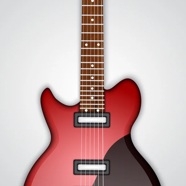 Electric guitar — Stock Vector