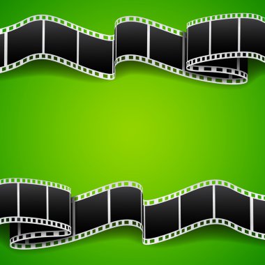 Arka plan ile film reel