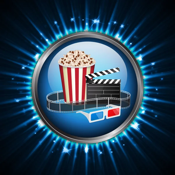 Film sjabloon — Stockvector