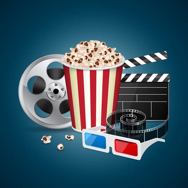 Film sjabloon — Stockvector