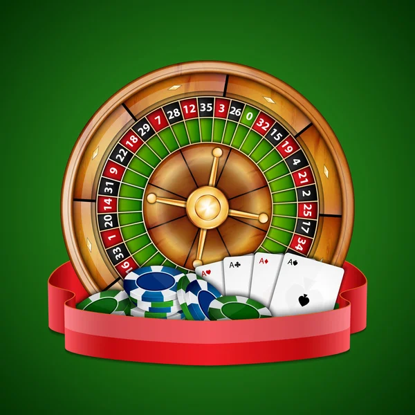 Casino Achtergrond — Stockvector