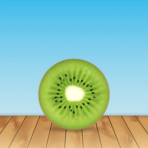 Tranche Kiwi — Image vectorielle