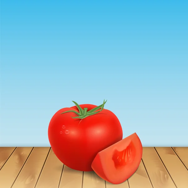 Tomate — Vetor de Stock