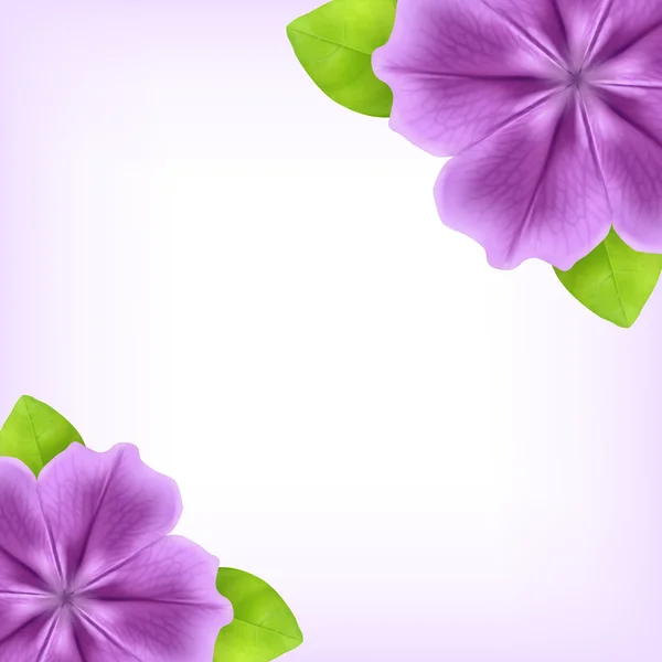 Flor púrpura — Vector de stock