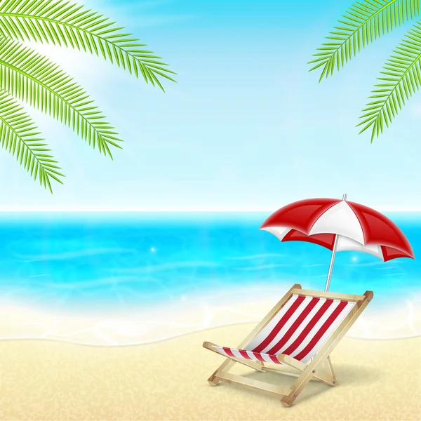 Letní dovolená — Stockový vektor