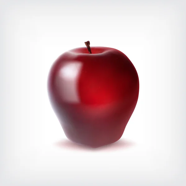 Ripr manzana roja — Archivo Imágenes Vectoriales