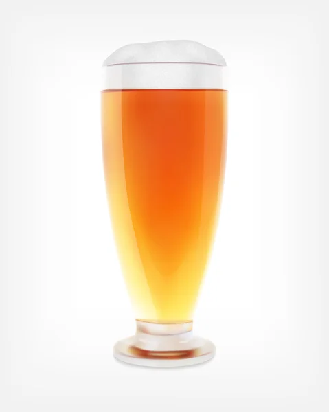 Glas Bier — Stockvektor
