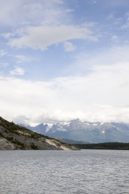 İz Haines Alaska yakınındaki Chilkat State Park hiking